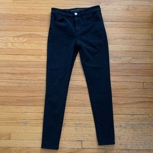 American Eagle Black High Rise Jeggings